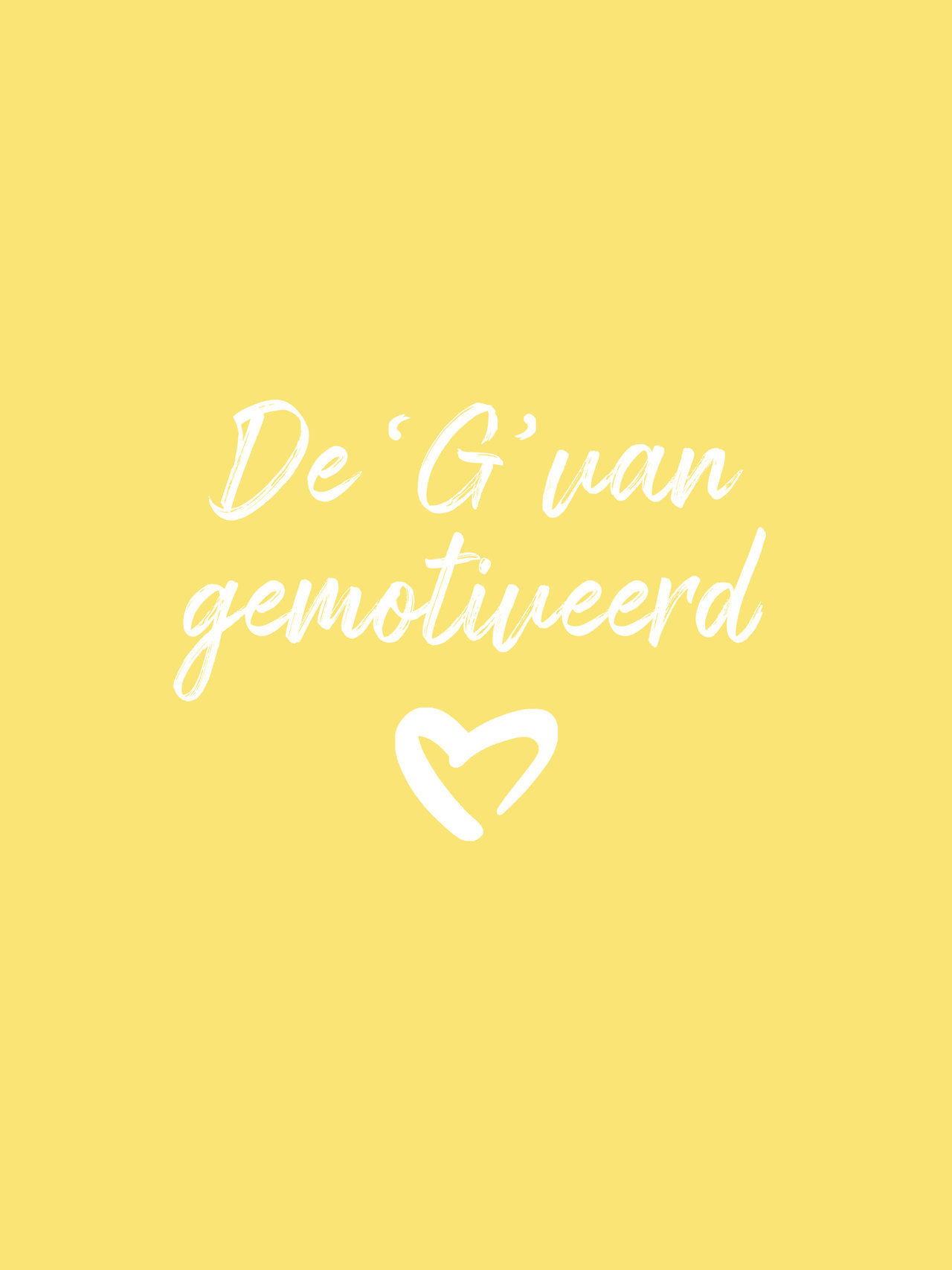 G Van Gemotiveerd Centered