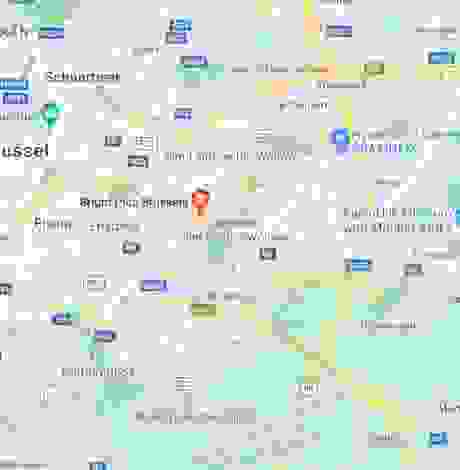 Kaart met locaties Bright Plus-kantoren